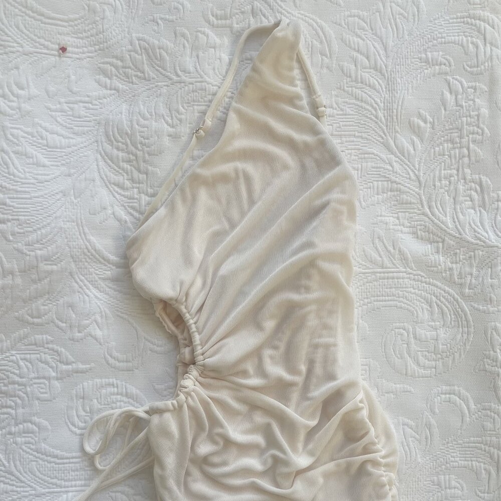 One Shoulder Cut-Out  Mini Dress